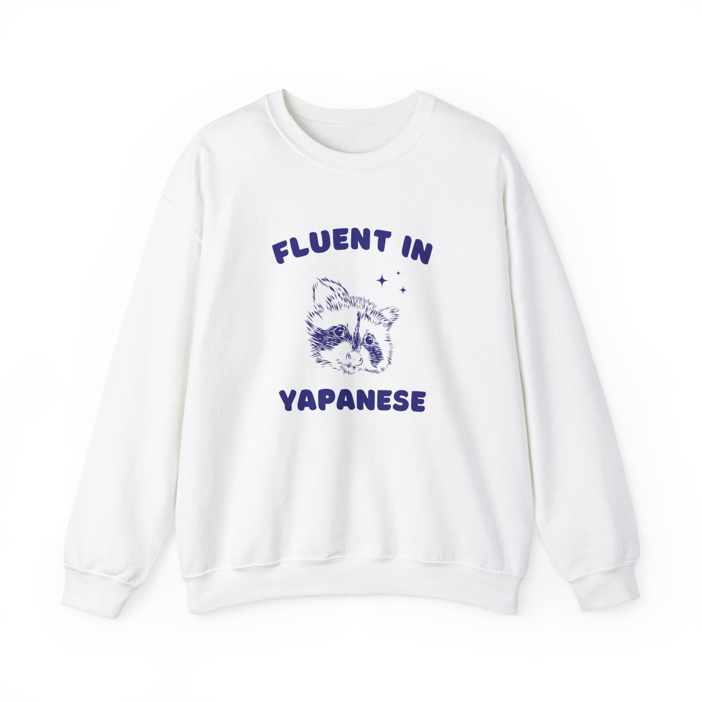 Fluent in Yapanese - Unisex Heavy Blend™ Crewneck Sweatshirt