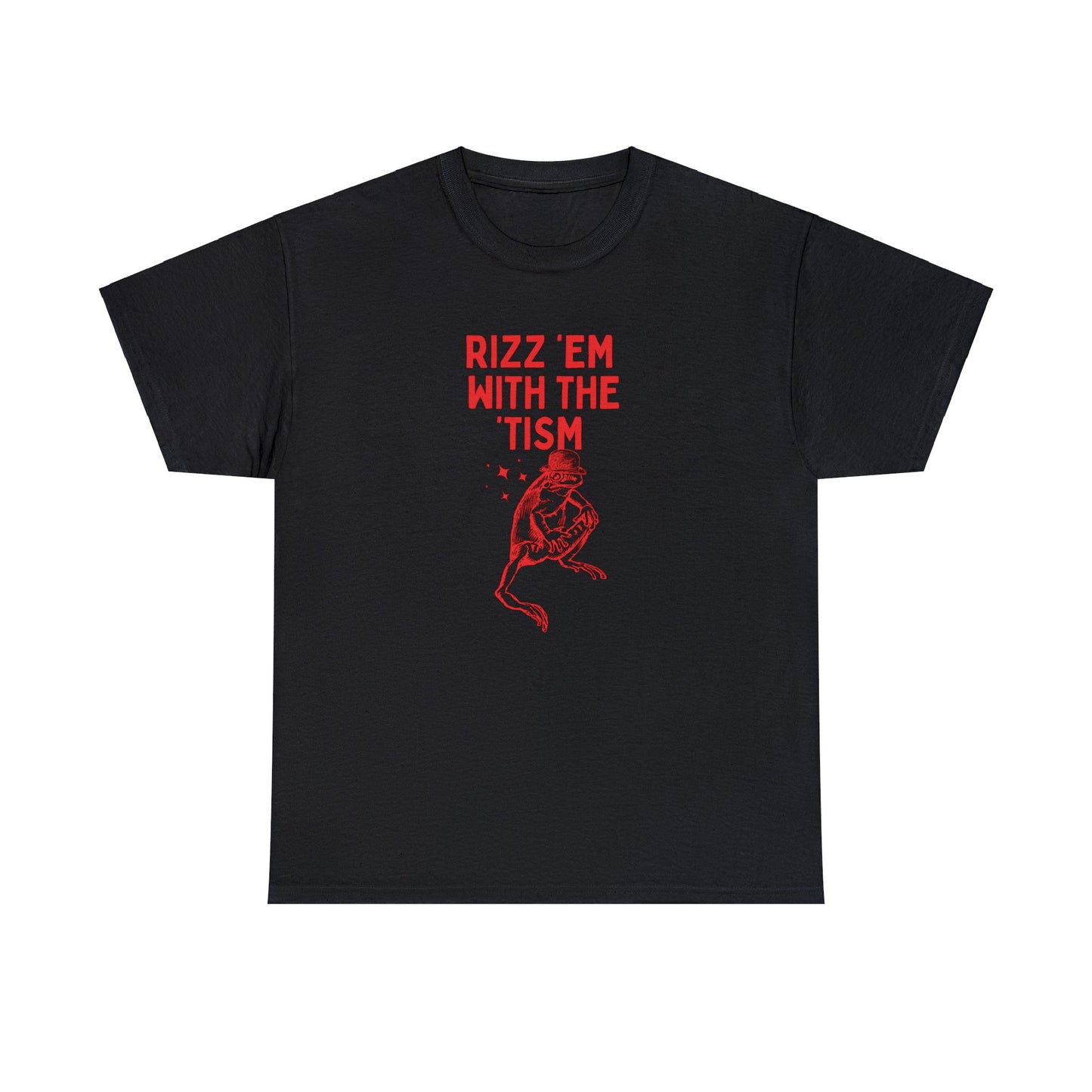 Rizz em with the tism - Unisex Heavy Cotton Tee