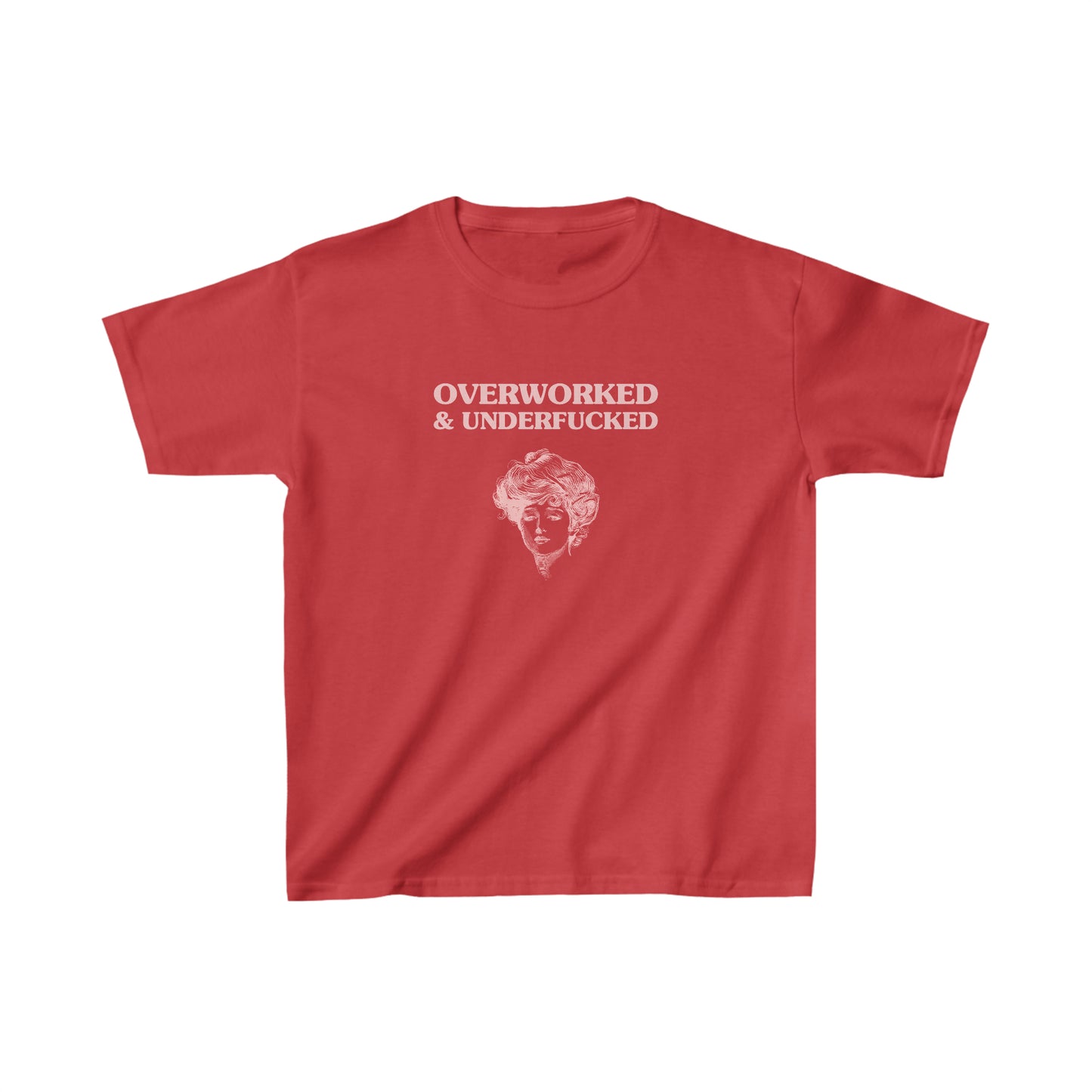 Overworked & underfucked - Heavy Cotton™ Baby Tee