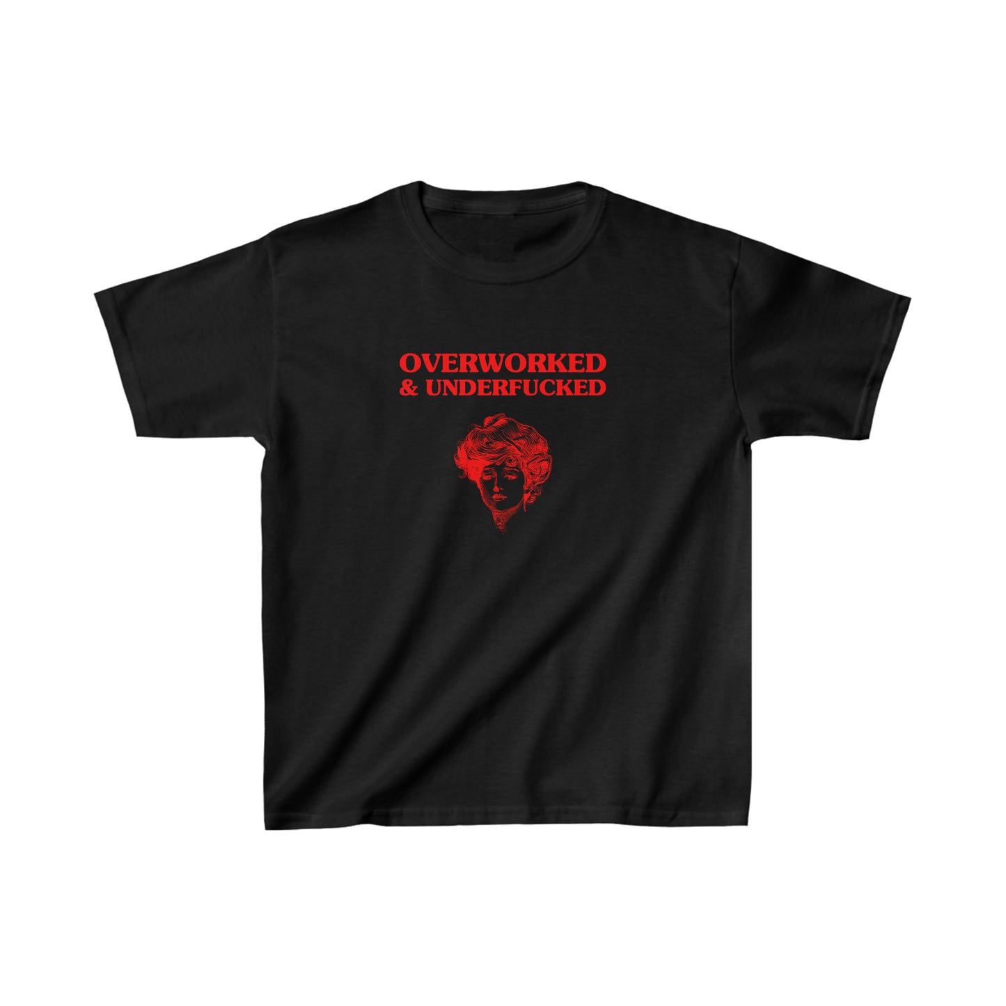 Overworked & underfucked - Heavy Cotton™ Baby Tee