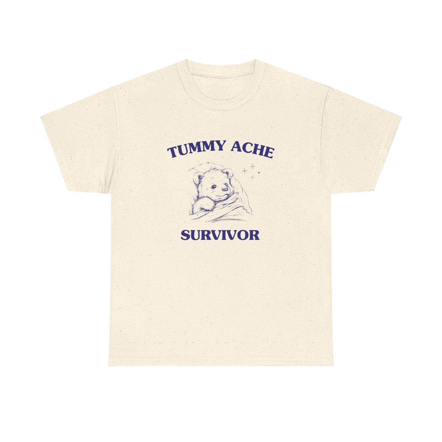 Tummy Ache Survivor - Unisex Heavy Cotton Tee