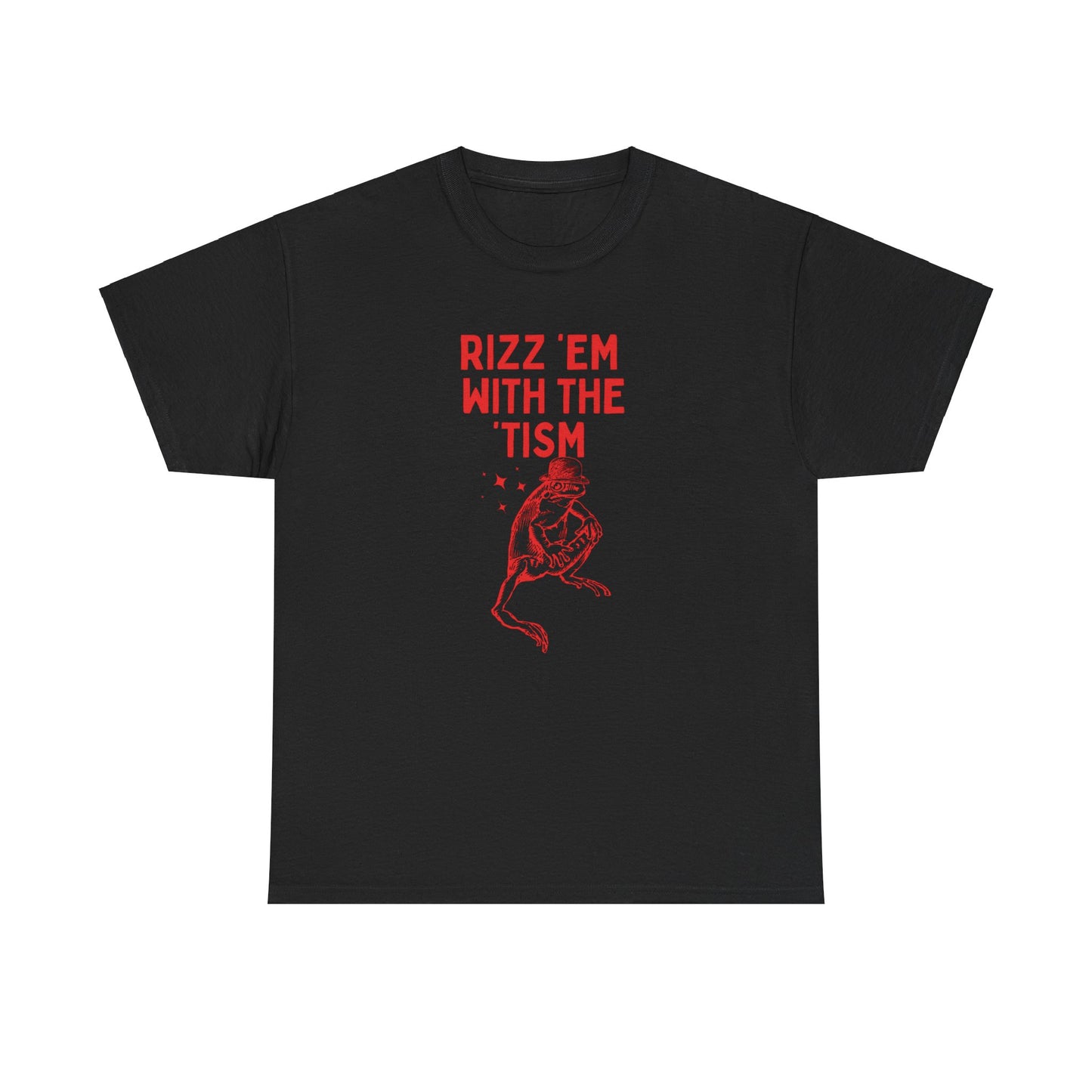 Rizz em with the tism - Unisex Heavy Cotton Tee