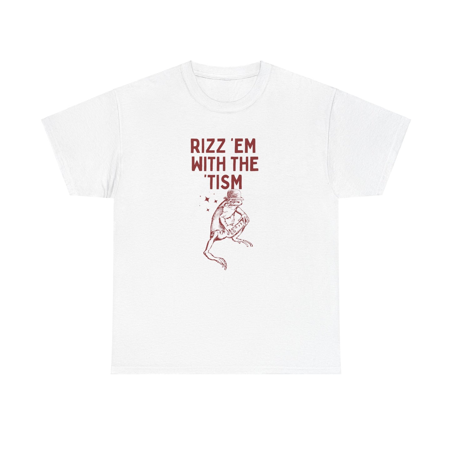 Rizz em with the tism - Unisex Heavy Cotton Tee