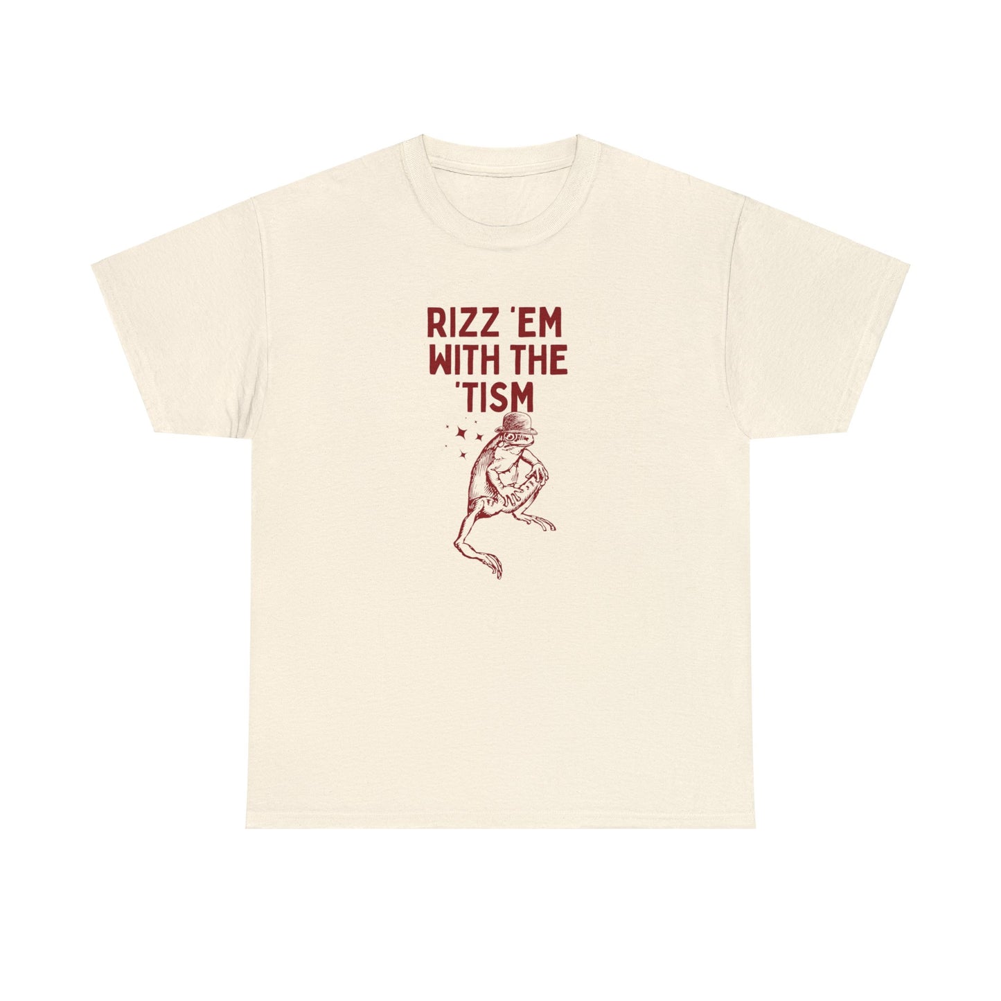 Rizz em with the tism - Unisex Heavy Cotton Tee