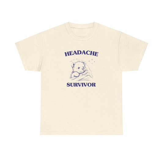 Headache survivor - Unisex Heavy Cotton Tee