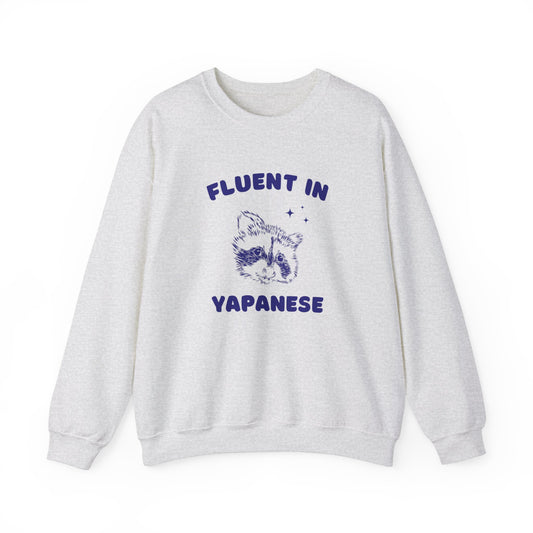 Fluent in Yapanese - Unisex Heavy Blend™ Crewneck Sweatshirt