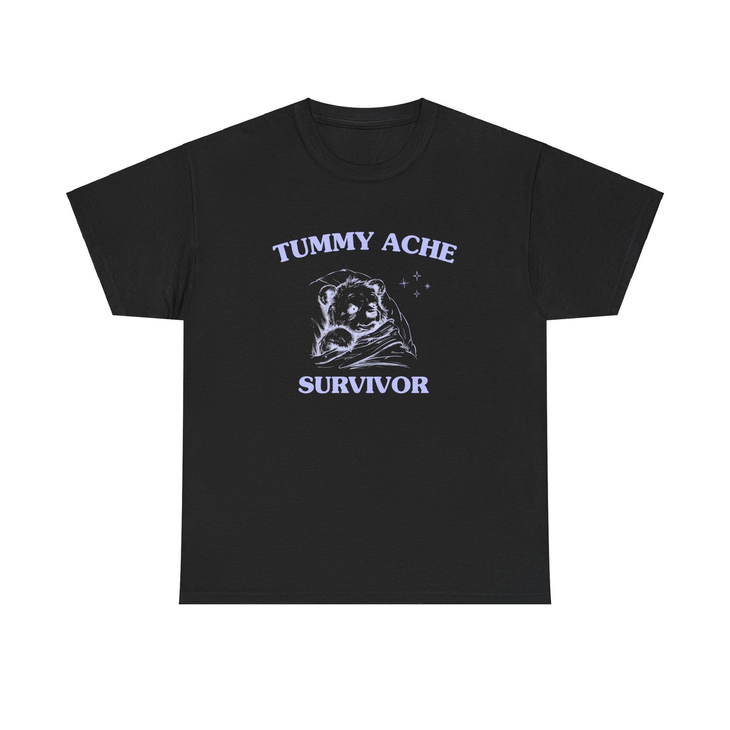 Tummy Ache Survivor - Unisex Heavy Cotton Tee