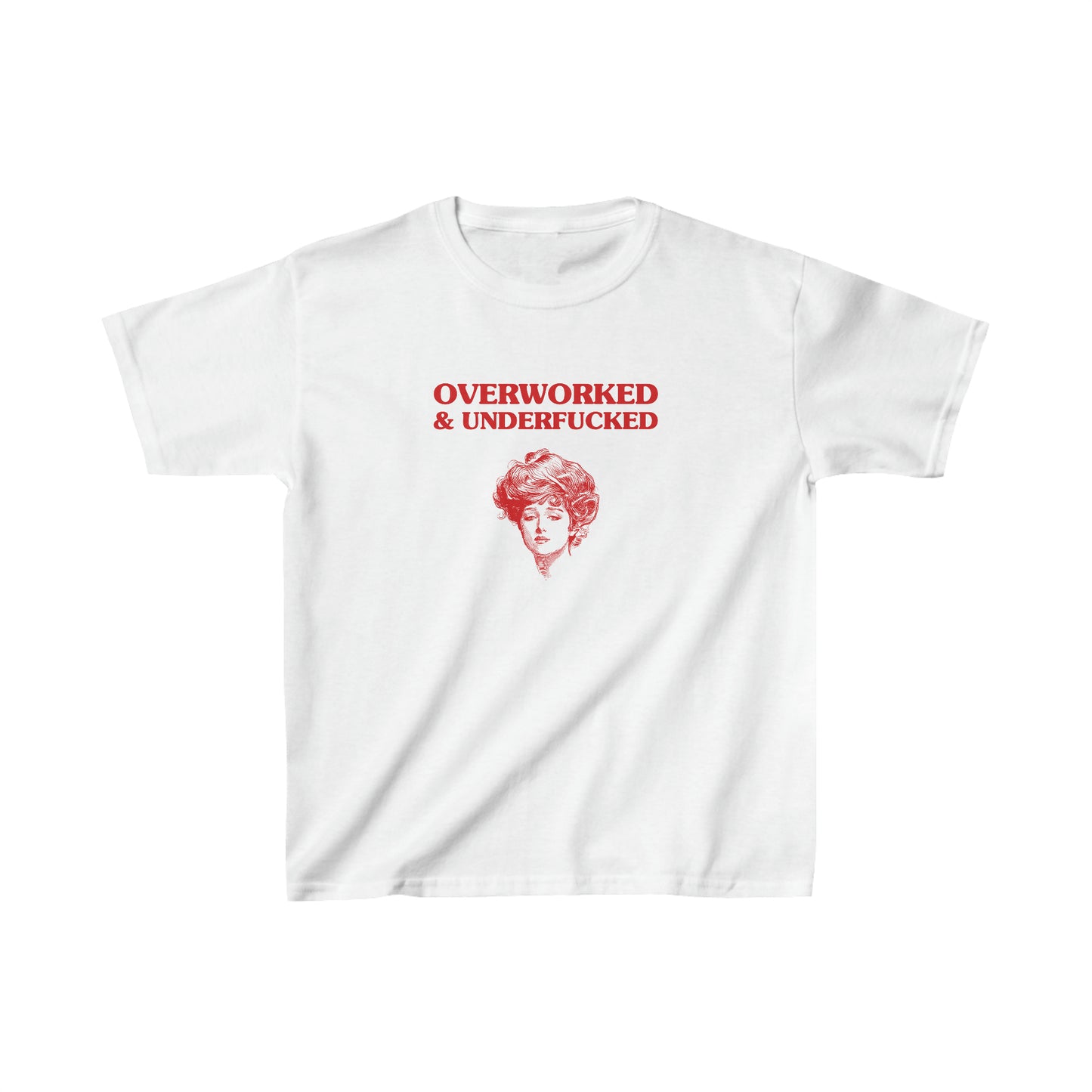 Overworked & underfucked - Heavy Cotton™ Baby Tee