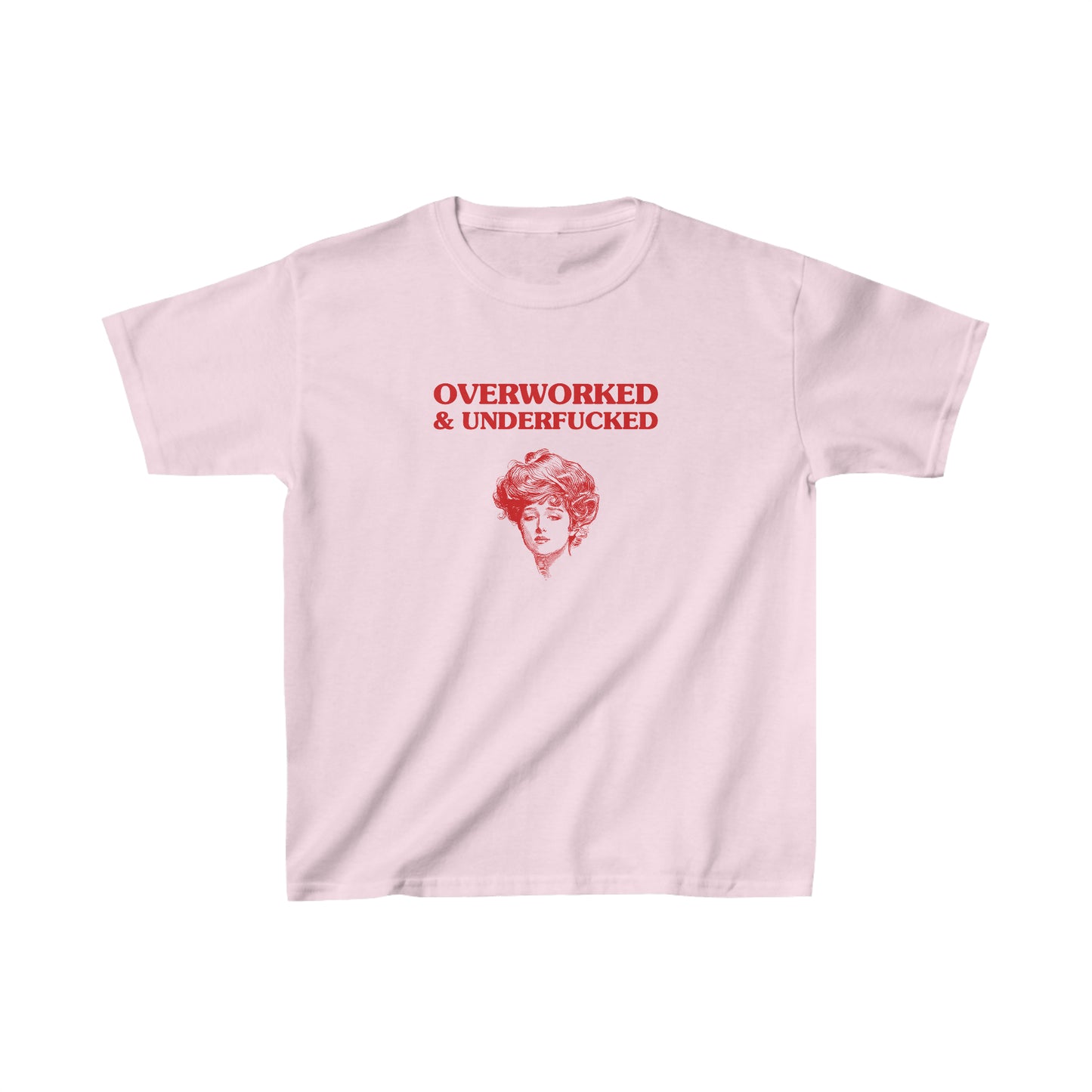 Overworked & underfucked - Heavy Cotton™ Baby Tee